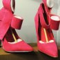 PRIVILEDGE MARINE FUCHSIA POINTED TOE HEELS SIZE, 6, 6.5, 7, 8, 11