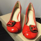 NICOLE PRANCE CRIMSON RED FLAT DRESS LOAFER PUMPS SIZES, 6.5, 7, 7.5, 8, 9 NICOLE PRANCE CRIMSON RED FLAT DRESS LOAFER PUMPS SIZES, 6.5, 7, 7.5, 8, 9