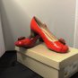 NICOLE PRANCE CRIMSON RED FLAT DRESS LOAFER PUMPS SIZES, 6.5, 7, 7.5, 8, 9
