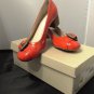 NICOLE PRANCE CRIMSON RED FLAT DRESS LOAFER PUMPS SIZES, 6.5, 7, 7.5, 8, 9