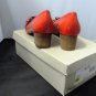 NICOLE PRANCE CRIMSON RED FLAT DRESS LOAFER PUMPS SIZES, 6.5, 7, 7.5, 8, 9