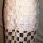 GRACIA WHITE SQUARE DESIGN SKIRT SIZE SM