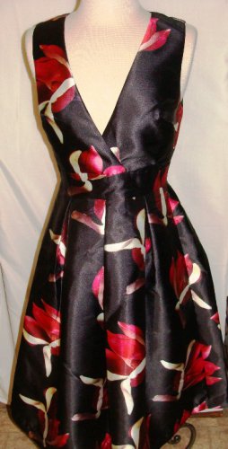 ARK & CO SLEEVELESS MULTI-FLORAL PRINT DRESS  SIZE S, M