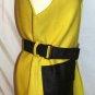 GRACIA URBAN LIME SLEEVELESS LONG-LINE VEST W/ BLACK BELT SIZE SM, MED