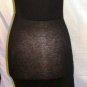 VERY J BLACK DRAPE & TWIST MIDI DRESS SIZE SMALL, LARGE