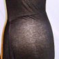 VERY J BLACK DRAPE & TWIST MIDI DRESS SIZE SMALL, LARGE