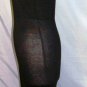 VERY J BLACK DRAPE & TWIST MIDI DRESS SIZE SMALL, LARGE