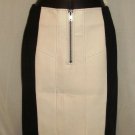 GRACIA PLEATHER BLACK & WHITE PENCIL SKIRT SIZE, SM GRACIA PLEATHER BLACK & WHITE PENCIL SKIRT SIZE, SM