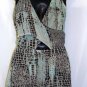 LEMIEUX MULTI COLOR SLEEVELESS MAXI DRESS SIZE SM