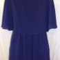 GRACIA NAVY BLUE BATWING SLEEVE ROMPER SIZE, MED