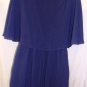 GRACIA NAVY BLUE BATWING SLEEVE ROMPER SIZE, MED
