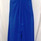 GRACIA RUFFLE SLEEVELESS ROYAL BLUE MAXI DRESS SIZE, L GRACIA RUFFLE SLEEVELESS ROYAL BLUE MAXI DRESS SIZE, L