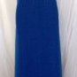GRACIA RUFFLE SLEEVELESS ROYAL BLUE MAXI DRESS SIZE, L