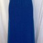 GRACIA RUFFLE SLEEVELESS ROYAL BLUE MAXI DRESS SIZE, L
