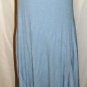 LOVE IN LIGHT BLUE SHORT SLEEVE HI/LO DRAPING DRESS SIZE, L