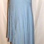 LOVE IN LIGHT BLUE SHORT SLEEVE HI/LO DRAPING DRESS SIZE, L