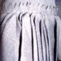 GRACIA SHORT SLEEVE NAVY BLUE TOP W/ FULL BACK ZIPPER SIZE MED, L