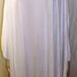 LOVE IN WHITE OVERSIZED ASYMMERTIC PONCHO TUNIC TOP SIZE, MED, LG