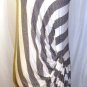 MYSTREE BLACK/WHITE SHORT SLEEVE DRESS SIZE, LG