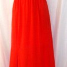 JEALOUS TOMATO OVER THE RAINBOW ORANGE MAXI DRESS SIZE, SM, MED JEALOUS TOMATO OVER THE RAINBOW ORANGE MAXI DRESS SIZE, SM, MED