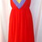JEALOUS TOMATO OVER THE RAINBOW ORANGE MAXI DRESS SIZE, SM, MED