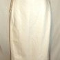 GRACIA FAUX TAN, WHITE, BLACK, LEATHER BACK V-SPLIT SKIRT SIZE, SM, MED, LG