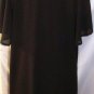 VERONICA M BLACK SHORT SLEEVE TUNIC TOP SIZE, X-LG
