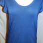 LOVE IN BLUE CAP SLEEVE TEE TOP SIZE, SM, MED, LG