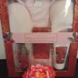 SIMPLE PLEASURES 5 PC PINK VANILLA ROSE ROBE & SLIPPER BATH SET
