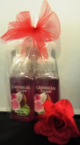 BATH & BODY WORKS 2 PC CARIBBEAN ESCAPE FOAMING HAND SOAP