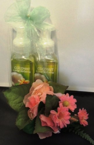 BATH & BODY WORKS 2 PC COCONUT LIME VERBENA FOAMING HAND SOAP