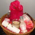 HEALING GARDEN 5 PC PASSIONATE ROSE BATH SET HEALING GARDEN 5 PC PASSIONATE ROSE BATH SET