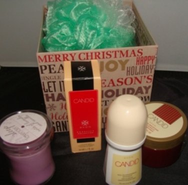 AVON CANDID 3 PC PERFUME & BODY GIFT SET