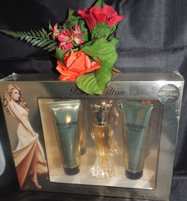 GOLD RUSH 3.PC WOMEN'S PERFUME & BODY GIFT SET