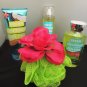 BATH & BODY WORKS FRESH COCONUT COLADA 3 PC AROMATHERPY BATH SET