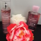 BATH & BODY WORKS PINK COCONUT CALYPSO 2 PC BATH SET