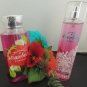 BATH & BODY WORKS BOURBON STRAWBERRY & VANILLA 2 PC BATH AND BODY SET