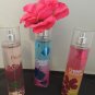 BATH & BODY WORKS MIXED 3 PC APPLE BLOSSOM, CARRIED AWAY, & CHERRY BLOSSOM BODY MIST SET