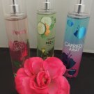 BATH & BODY WORKS MIXED 3 PC CUCUMBER MELON, CARRIED AWAY, & PEONY BODY MIST SET BATH & BODY WORKS MIXED 3 PC CUCUMBER MELON, CARRIED AWAY, & PEONY BODY MIST SET