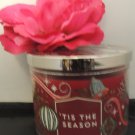 BATH & BODY WORKS TIS THE SEASON SCENTED 3 WICKED CANDLE