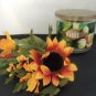 BATH & BODY WORKS AUTUMN WOODS SCENTED 3 WICKED CANDLE
