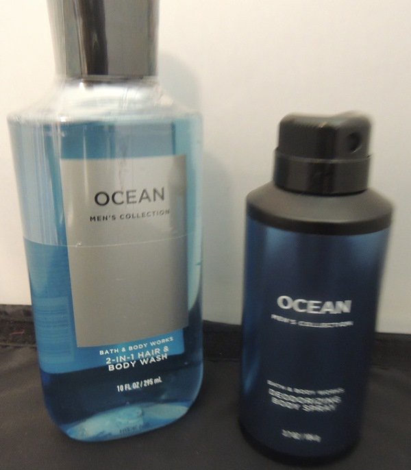 BATH & BODY WORKS OCEAN 2 PC BATH AND BODY GIFT SET