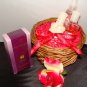 BATH & BODY WORKS CHERRY  BLOSSOM 3 PC TRAVEL BATH SET & 1.7 OZ IMARI SEDUCTION PERFUME