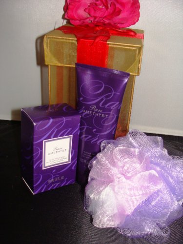 AVON RARE AMETHYST 2 PC PERFUME & BATH SET