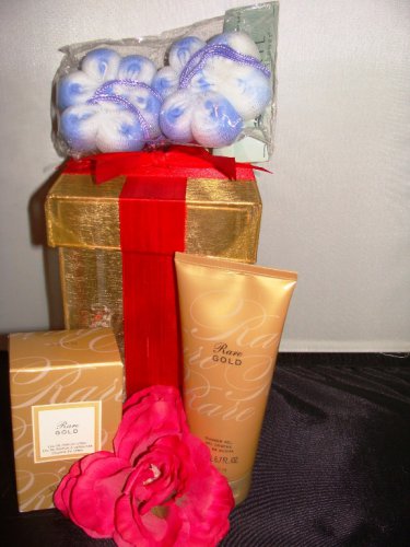 AVON RARE GOLD 2 PC PERFUME & BATH SET