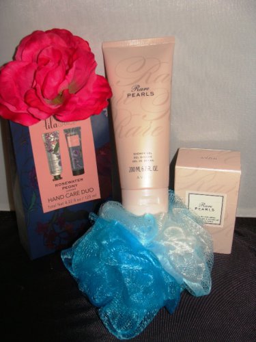 AVON RARE PEARLS 2 PC PERFUME & BODY W/ HAND CARE SET GIFT SET