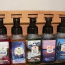 BATH & BODY WORKS 5 PC FOAMING HAND SOAP WITH FROSTED CRANBERRY