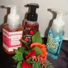 BATH & BODY WORKS 3 PC FOAMING HAND SOAP