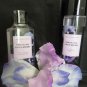 BATH & BODY WORKS VIOLET LEAF & BLACKBERRY 2 PC BATH SET