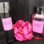 BATH & BODY WORKS RASPBERRY & PINK LILY 2 PC BATH SET